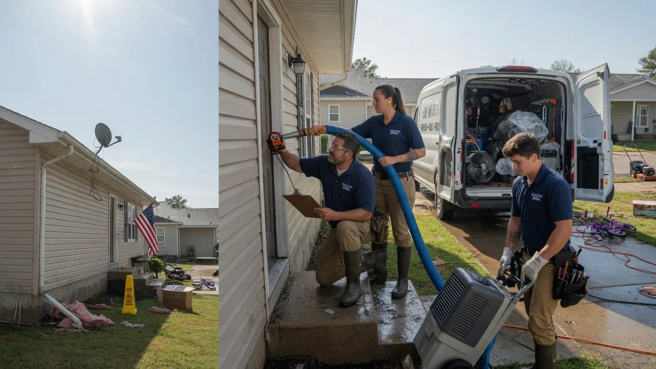Ceiling Water Damage Restoration in Gheens, LA near me